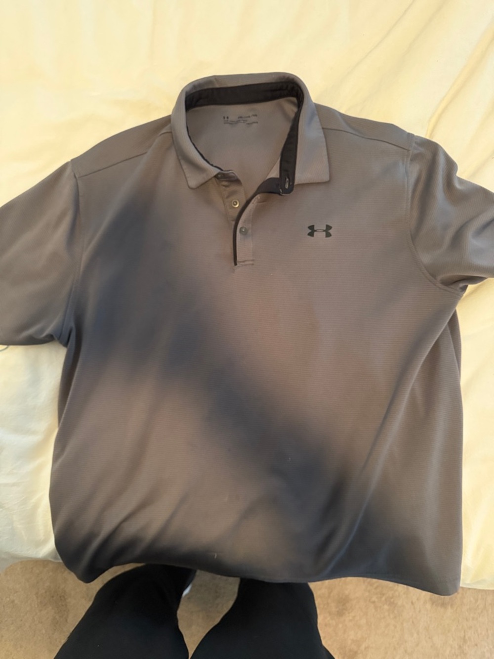 Under Armour Men’s Charcoal Gray Performance Polo